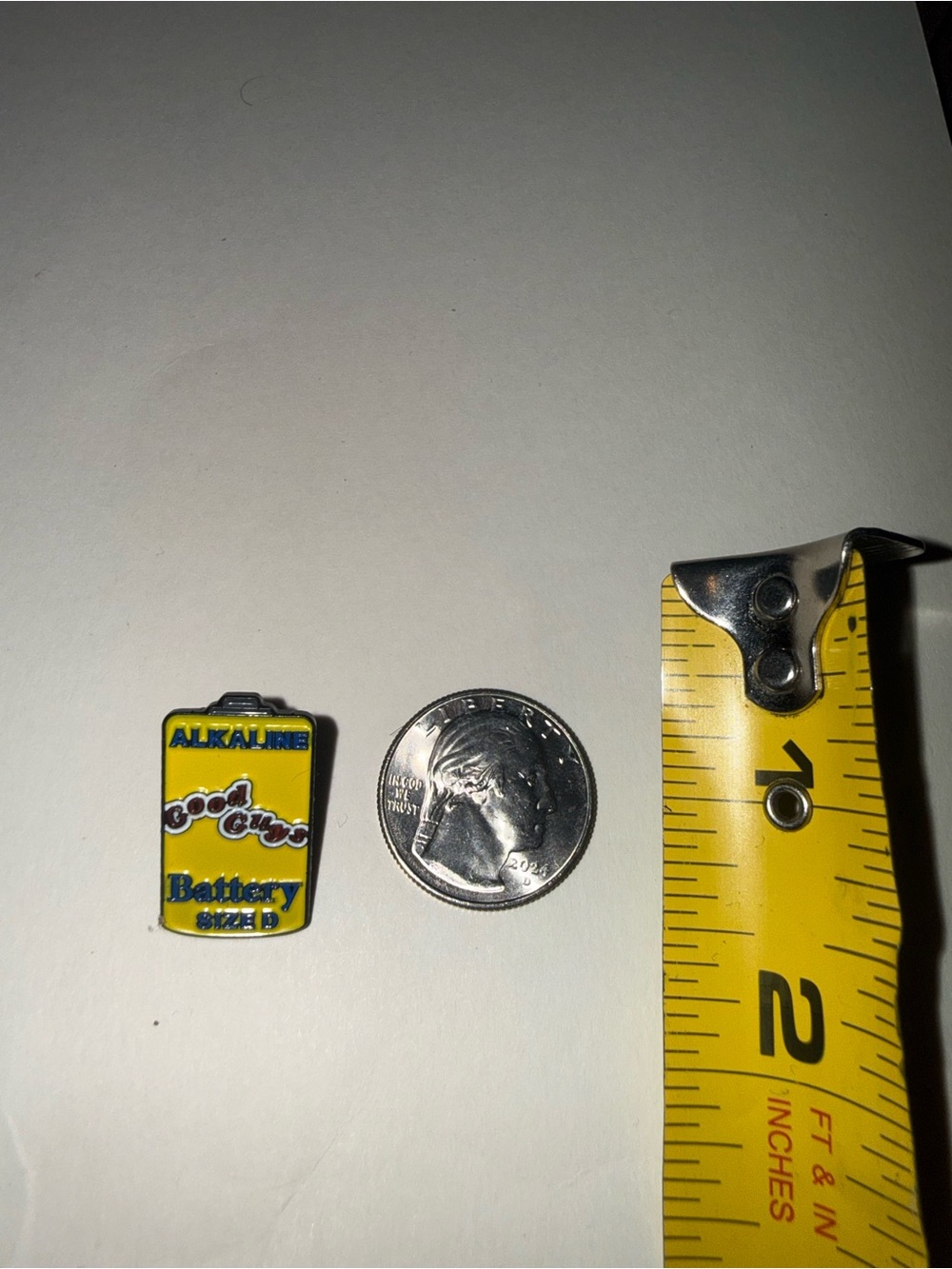 Chucky good guy Yellow Alkaline Battery Pin Enamel pin
